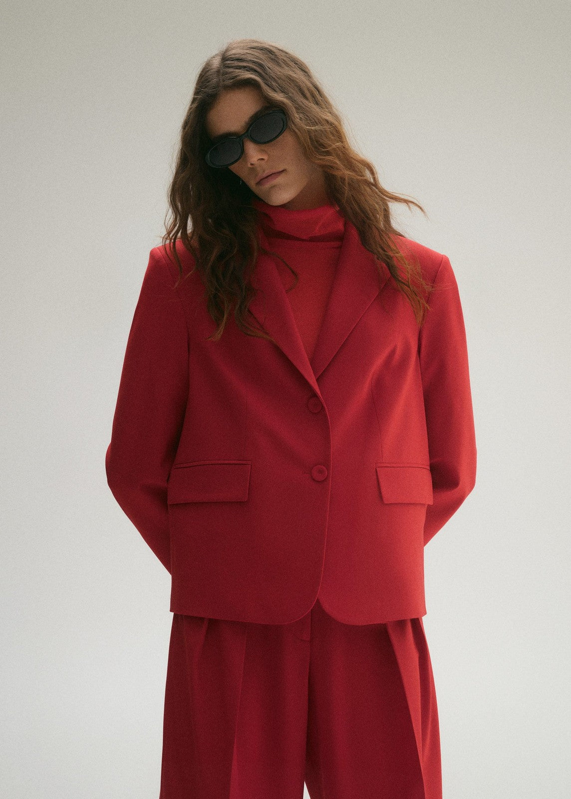 Mango Blazer Margot - Red 5 Shaws Department Stores