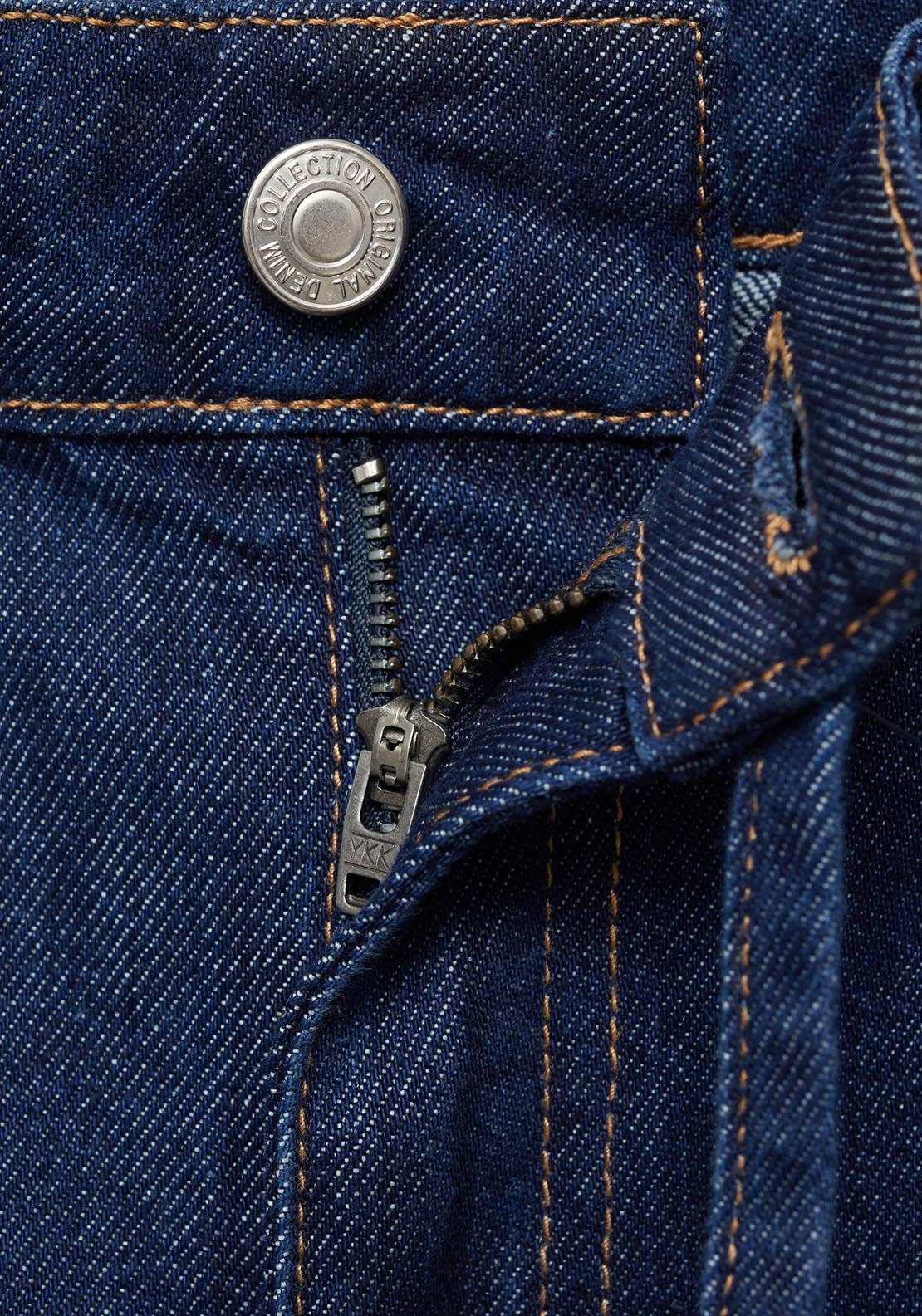 Mango Low rise wideleg jeans with belt - Open Blue 5 Shaws Department Stores