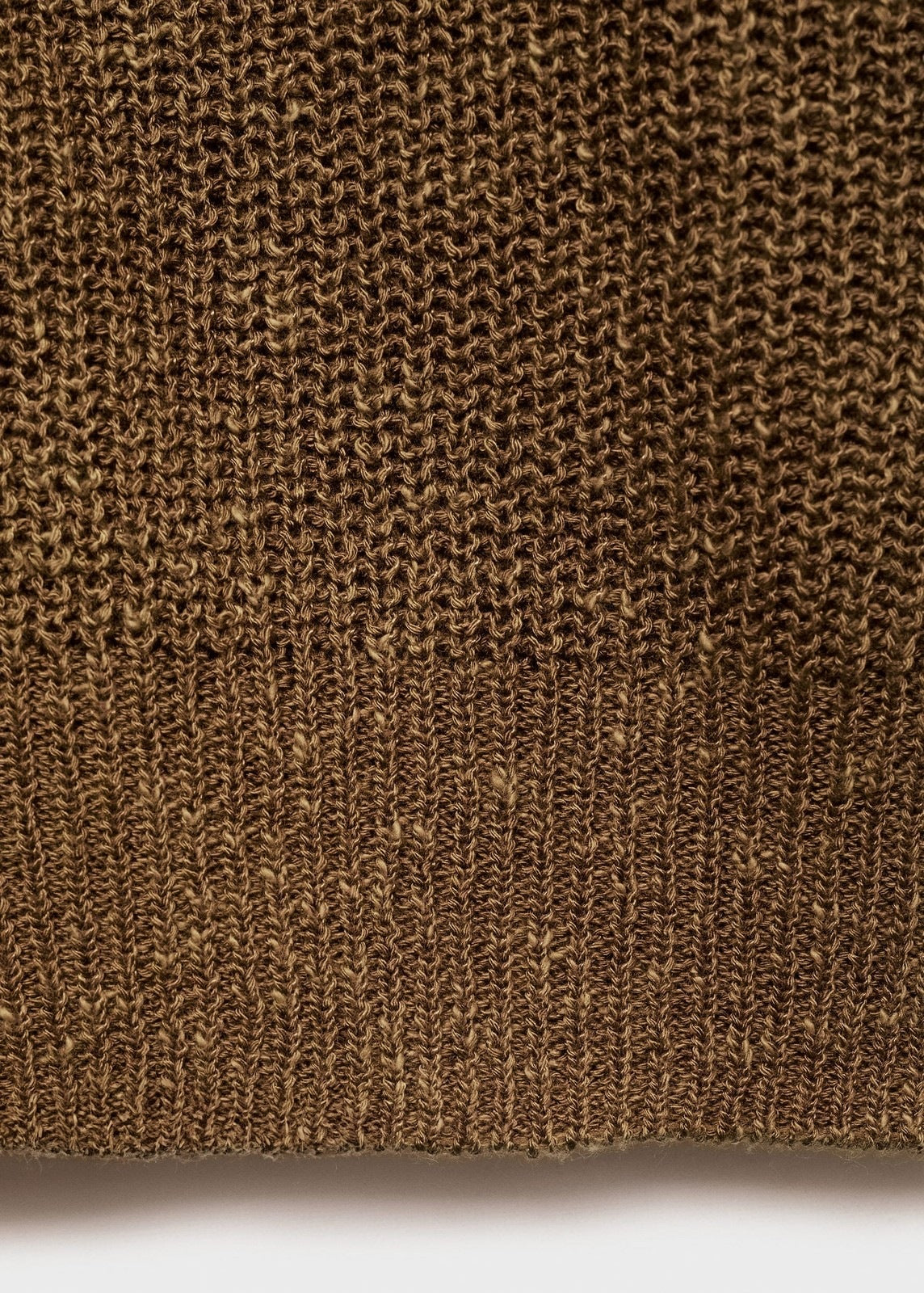 Mango Chunky knit vest with buttons - Medium Brown 10 Shaws Department Stores