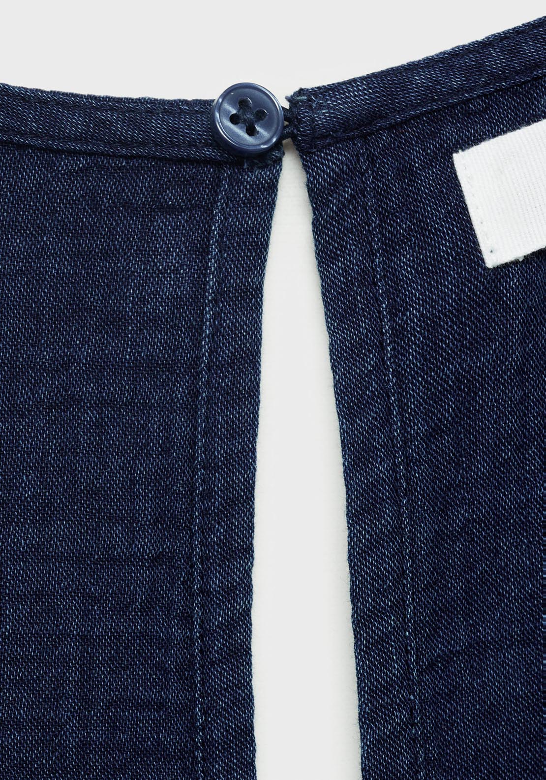 Mango Fluid Denim Jumpsuit With Belt - Dark Blue 7 Shaws Department Stores