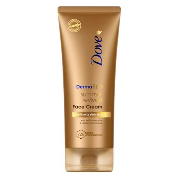 Dove Summer Revived Medium to Dark Self-Tan Face Cream 75ml 1 Shaws Department Stores