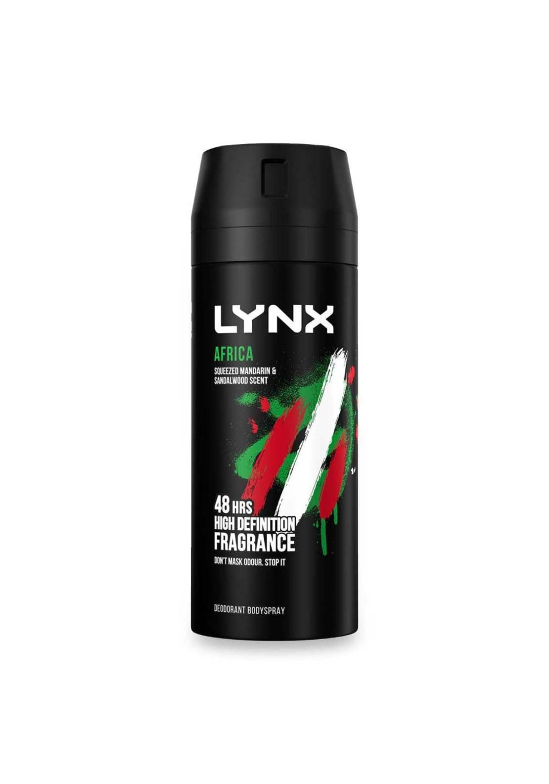 Lynx Aerosol Bodyspray Africa 150ml 1 Shaws Department Stores