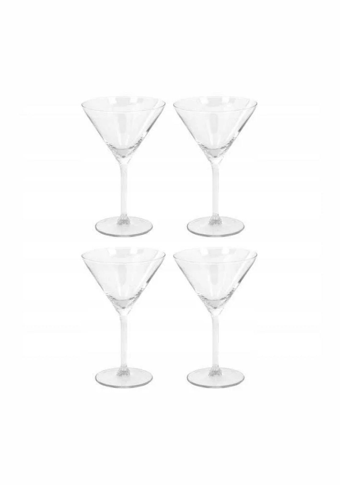 Martini Glasses Set of 4 - Clear