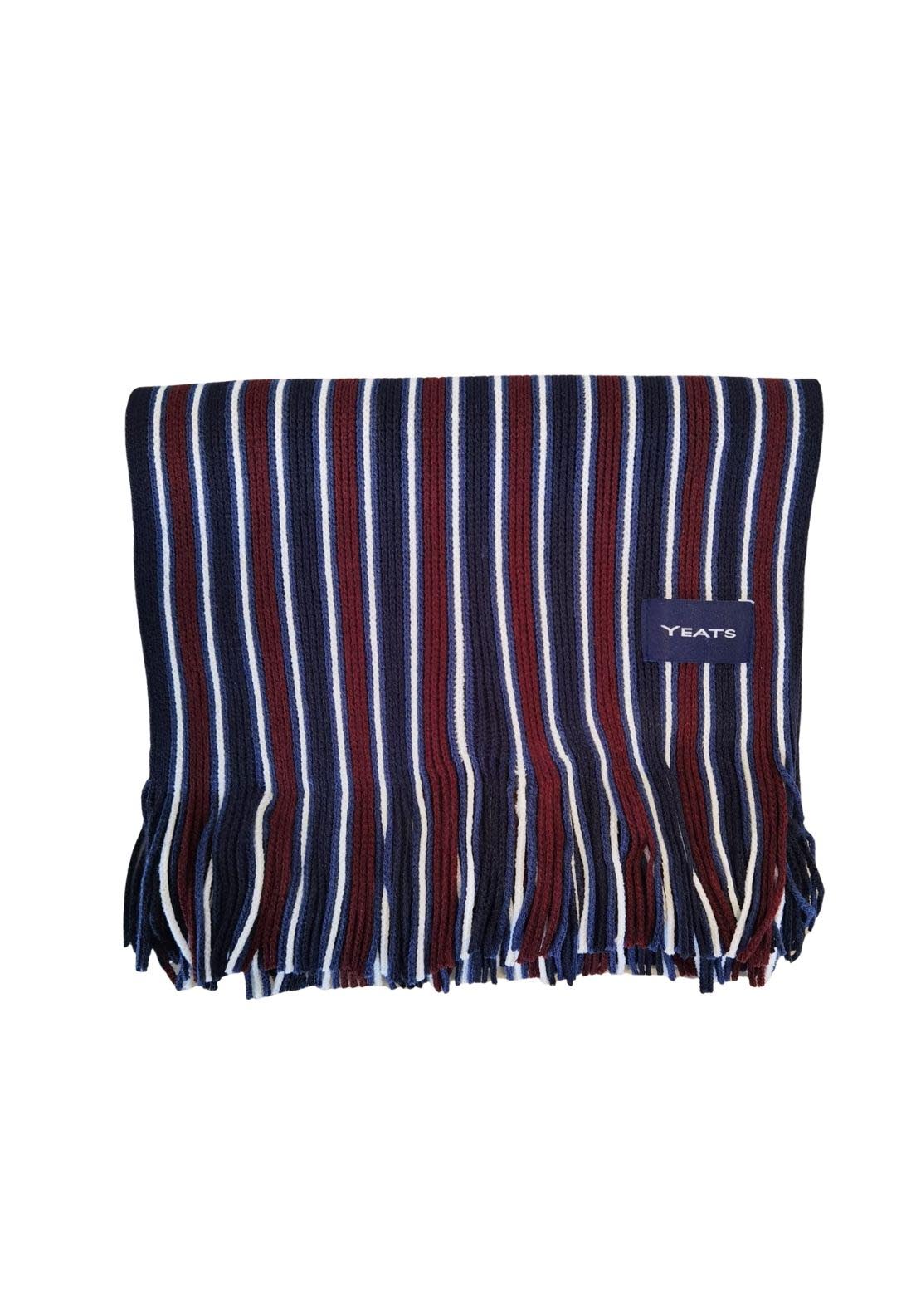 Yeats Boxed Scarves - Navy / Red 2 Shaws Department Stores