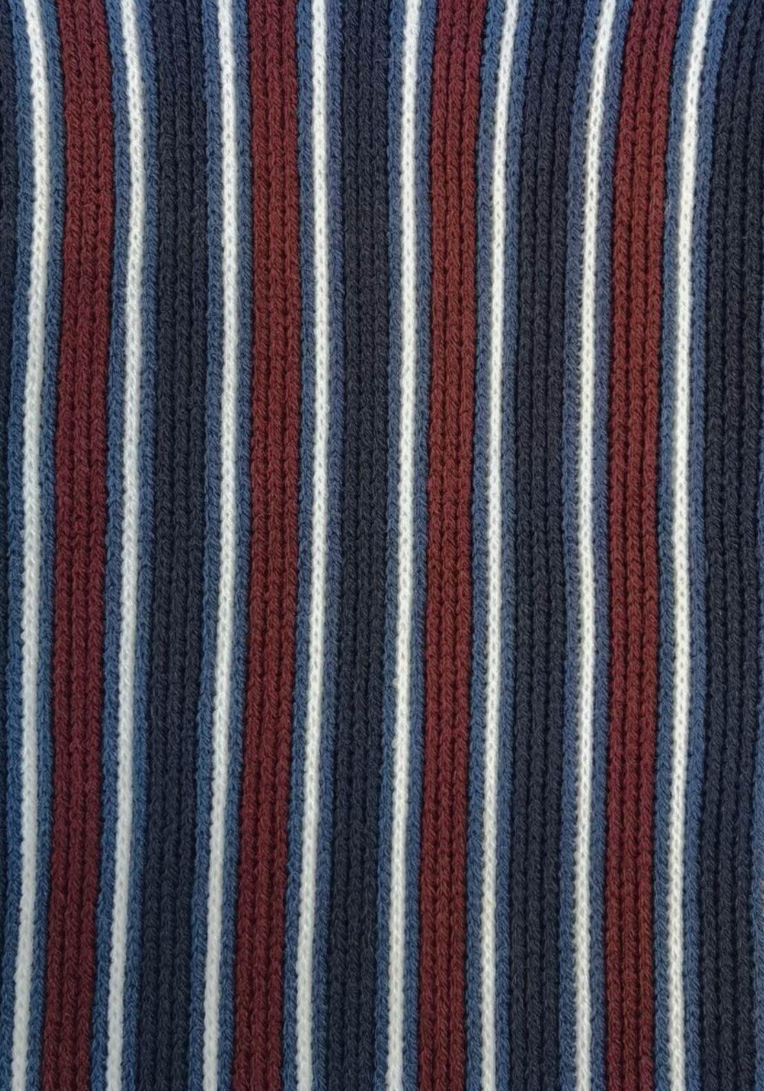 Yeats Boxed Scarves - Navy / Red 3 Shaws Department Stores