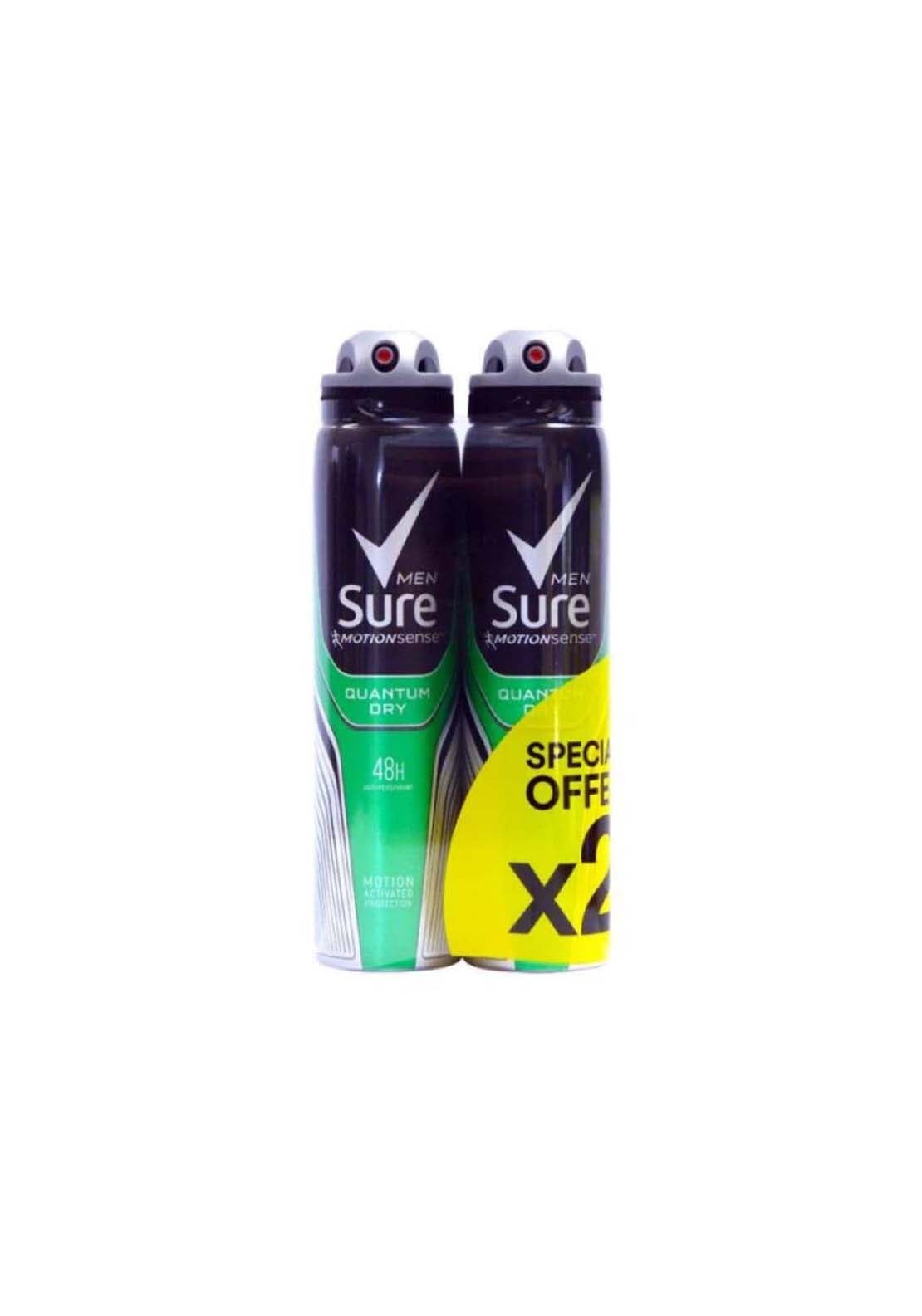 Sure Quantum Men Twin pack 1 Shaws Department Stores