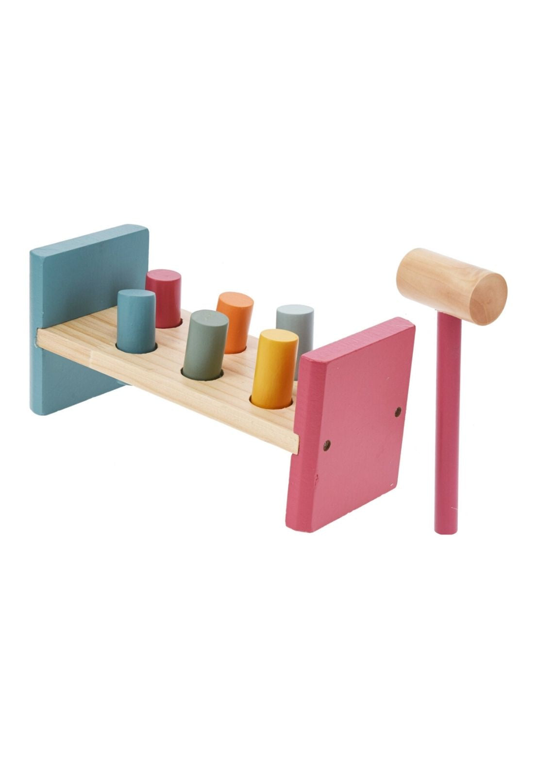 Wooden Toy Hammer Workbench - Multi