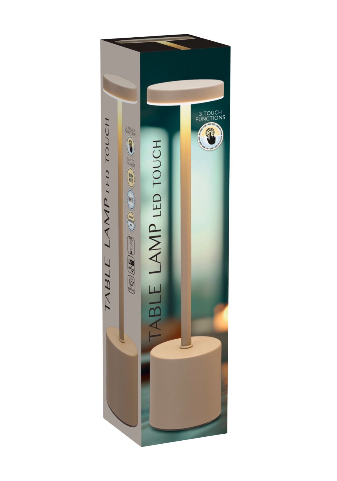The Home Christmas LED Touch Table Lamp 4 Shaws Department Stores