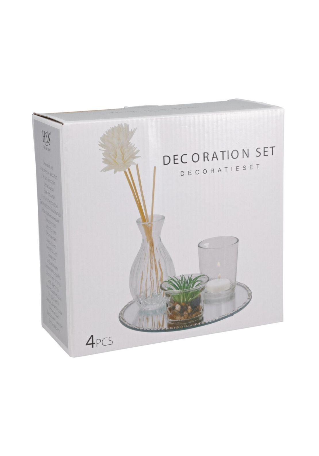 Decoration Candle Set of 4 - Multi