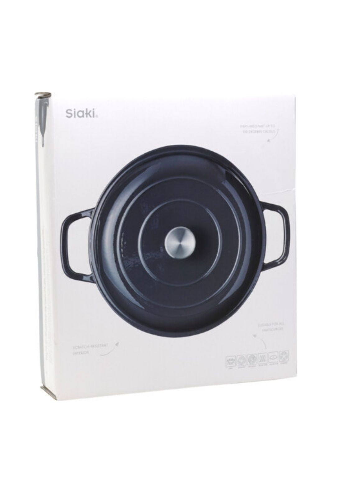 Cast Iron Pan 30cm - Grey