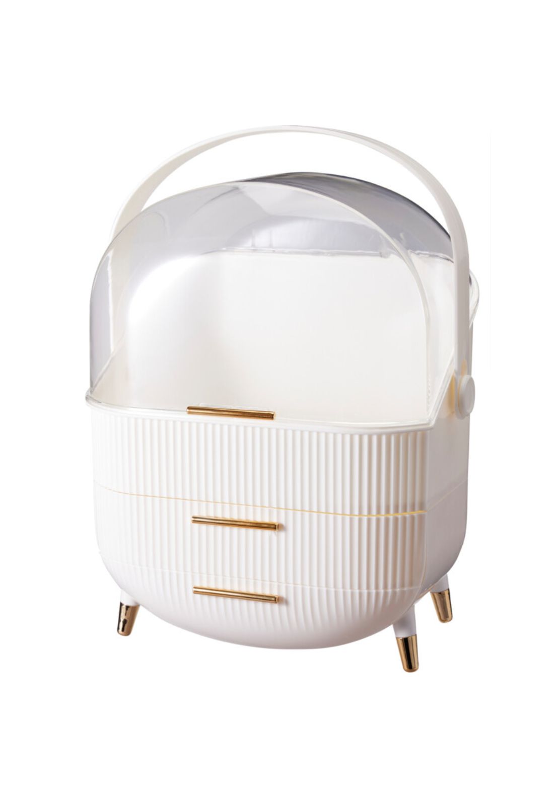 The Home Collection Makeup Beauty Organiser With Drawers - White 1 Shaws Department Stores