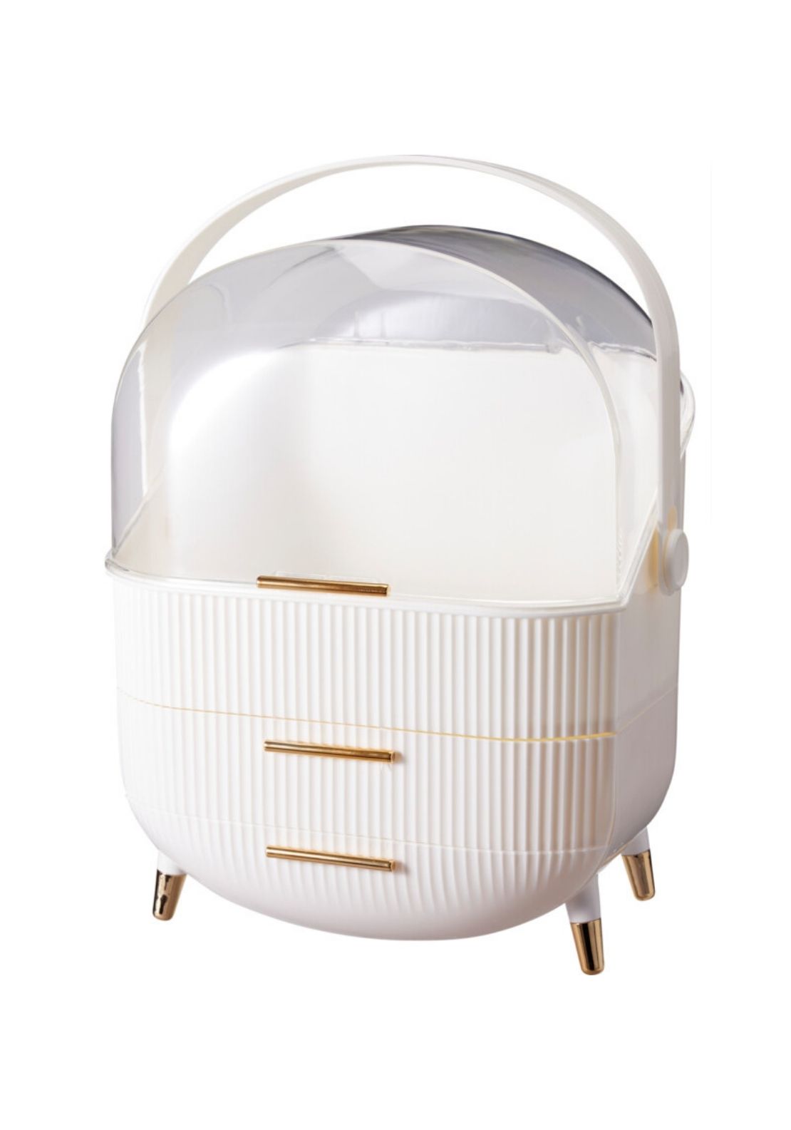 The Home Collection Beauty Makeup Organiser With Drawers - White 1 Shaws Department Stores