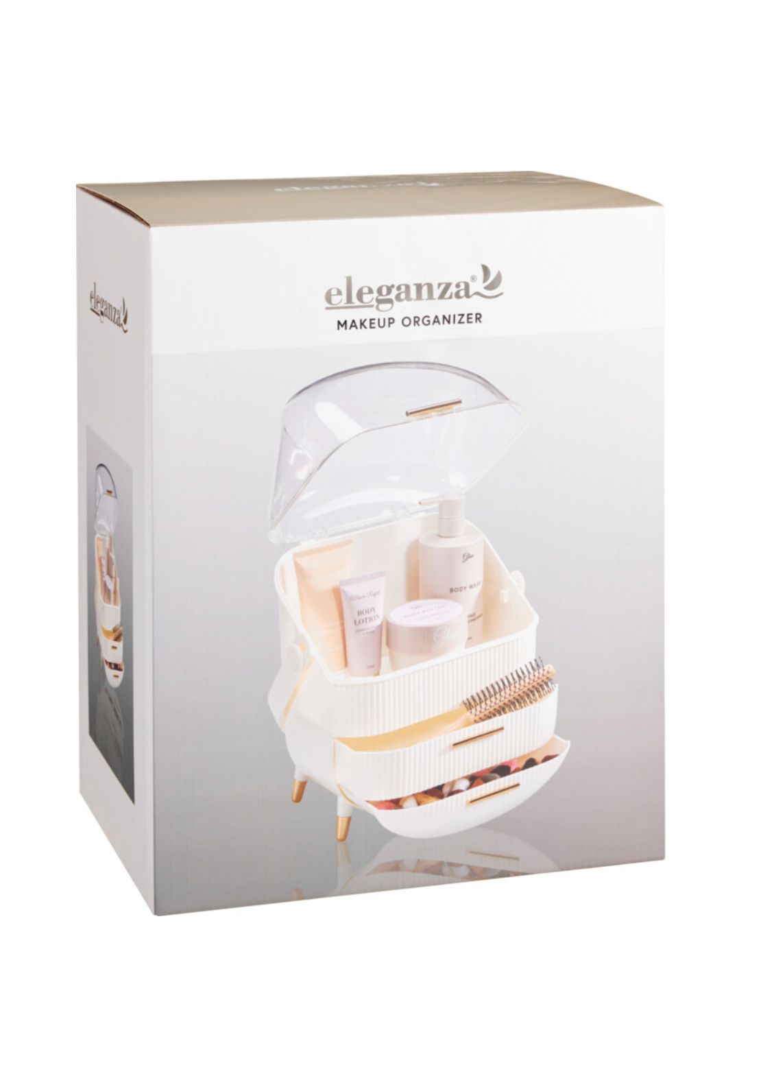 The Home Collection Makeup Beauty Organiser With Drawers - White 4 Shaws Department Stores