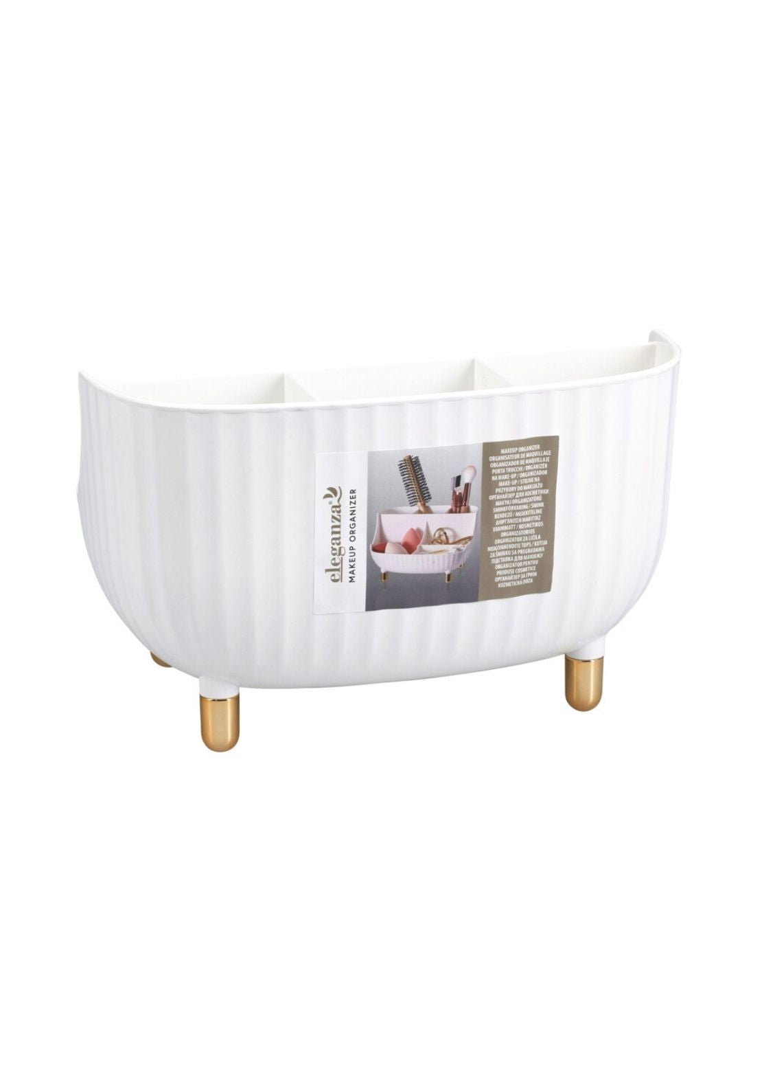 Beauty Makeup Organiser - White