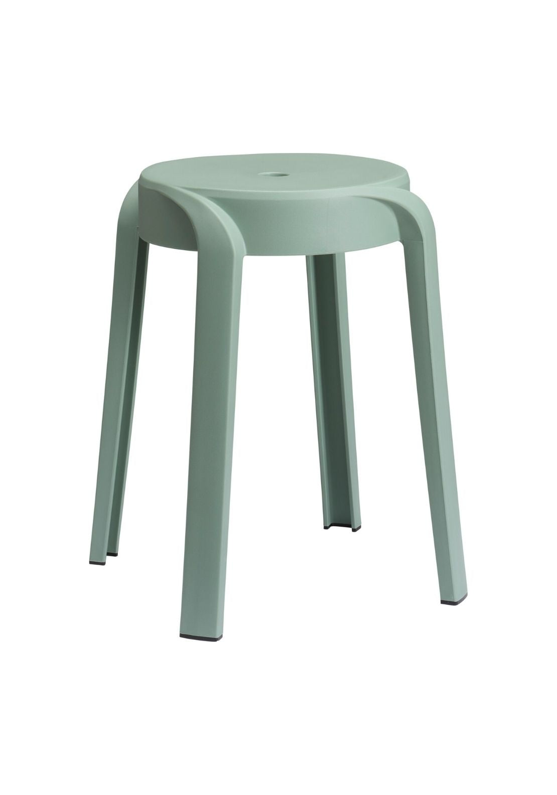 Stackable Round Stool - Green