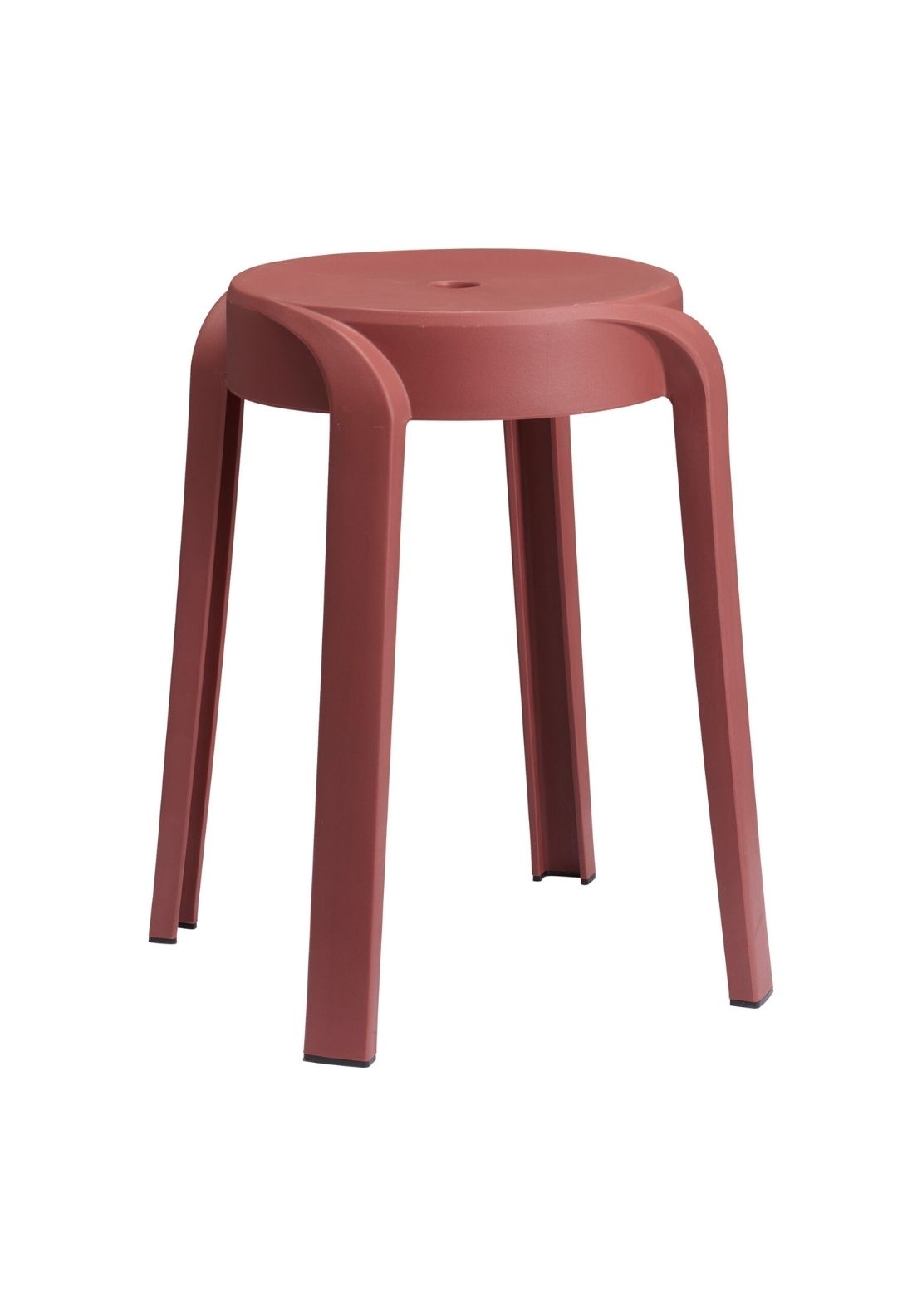 Stackable Round Stool - Red – Shaws
