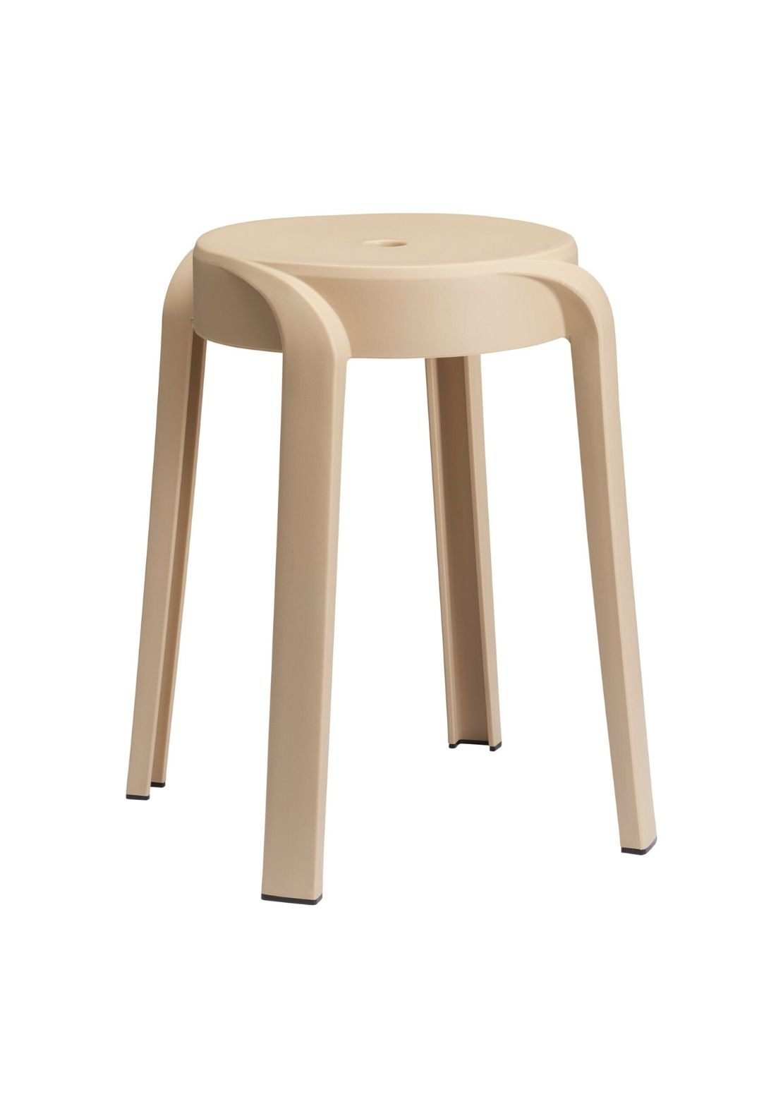 Stackable Round Stool - Beige