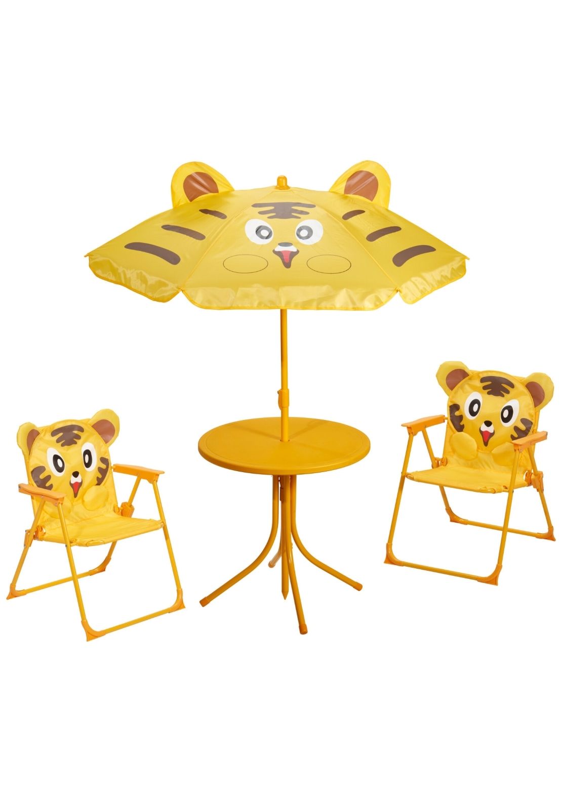 The Home Collection Tiger Design Child Garden Set With Umbrella - Yellow 1 Shaws Department Stores