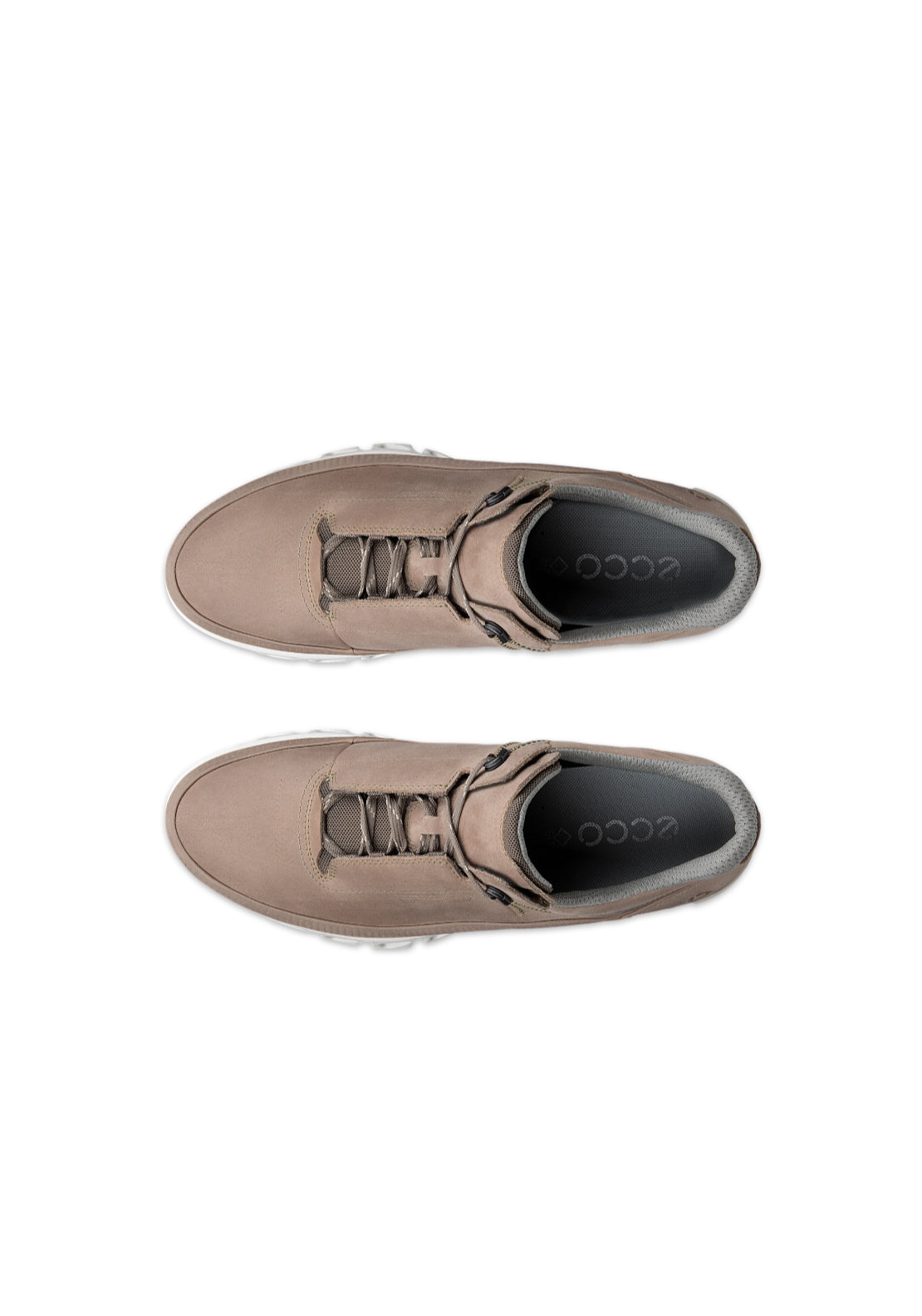 Ecco Multi Vent Lace Trainer - Nutmeg Brown 2 Shaws Department Stores