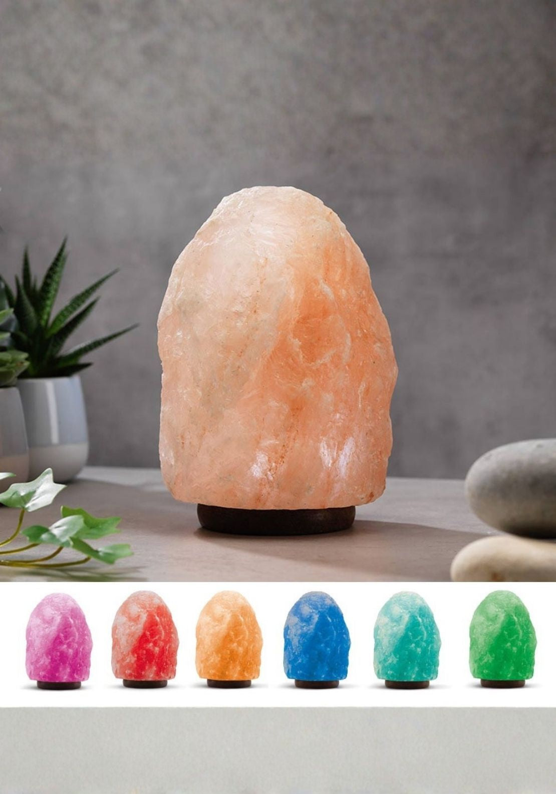 Wellbeing Colour Changing Himalayan USB Salt Lamp - Multi 2 Shaws Department Stores
