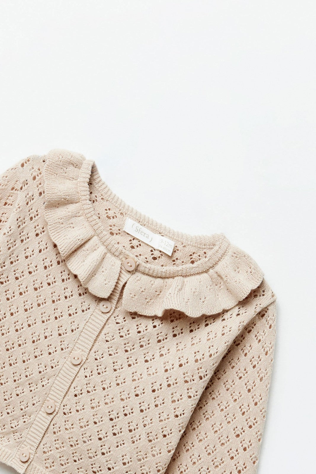 Sfera Fancy cardigan - Beige 2 Shaws Department Stores