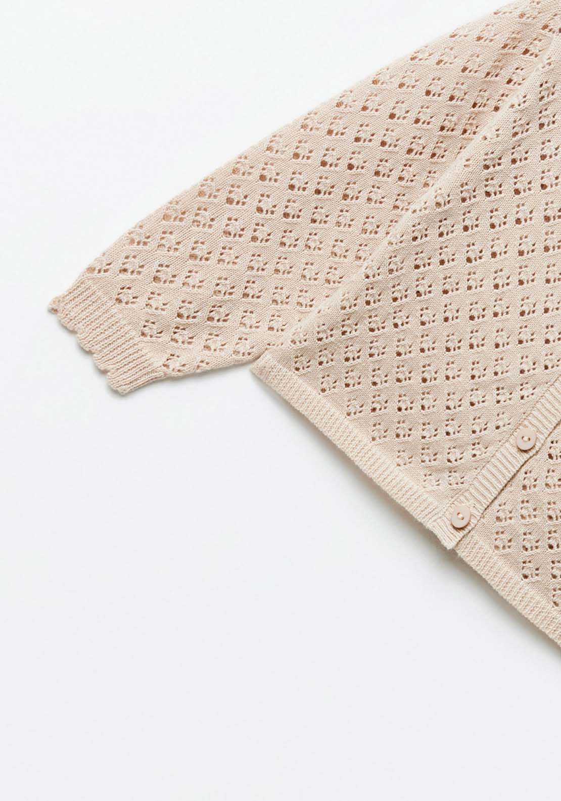Sfera Fancy cardigan - Beige 6 Shaws Department Stores