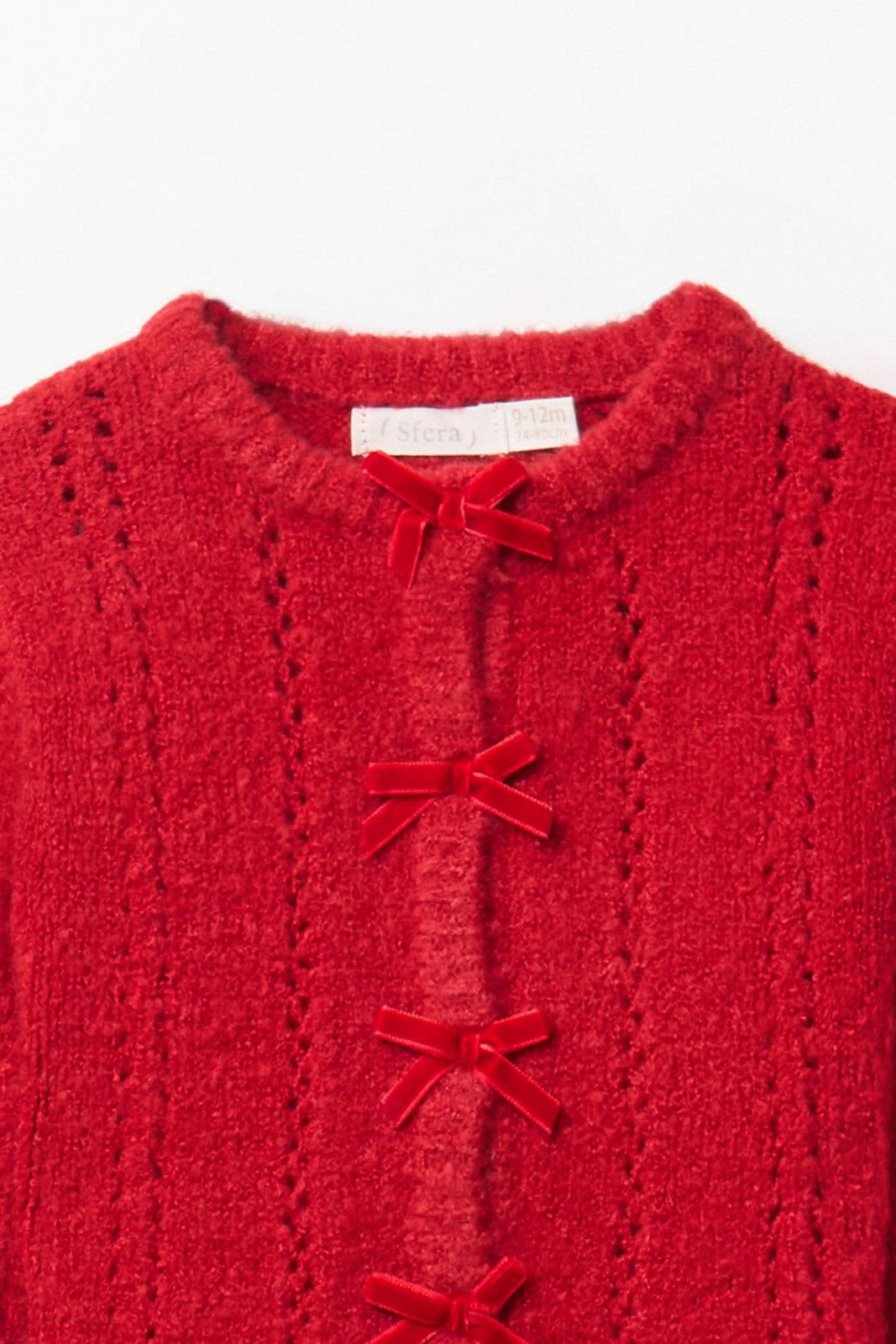 Sfera Cardigan Christmas - Red 2 Shaws Department Stores