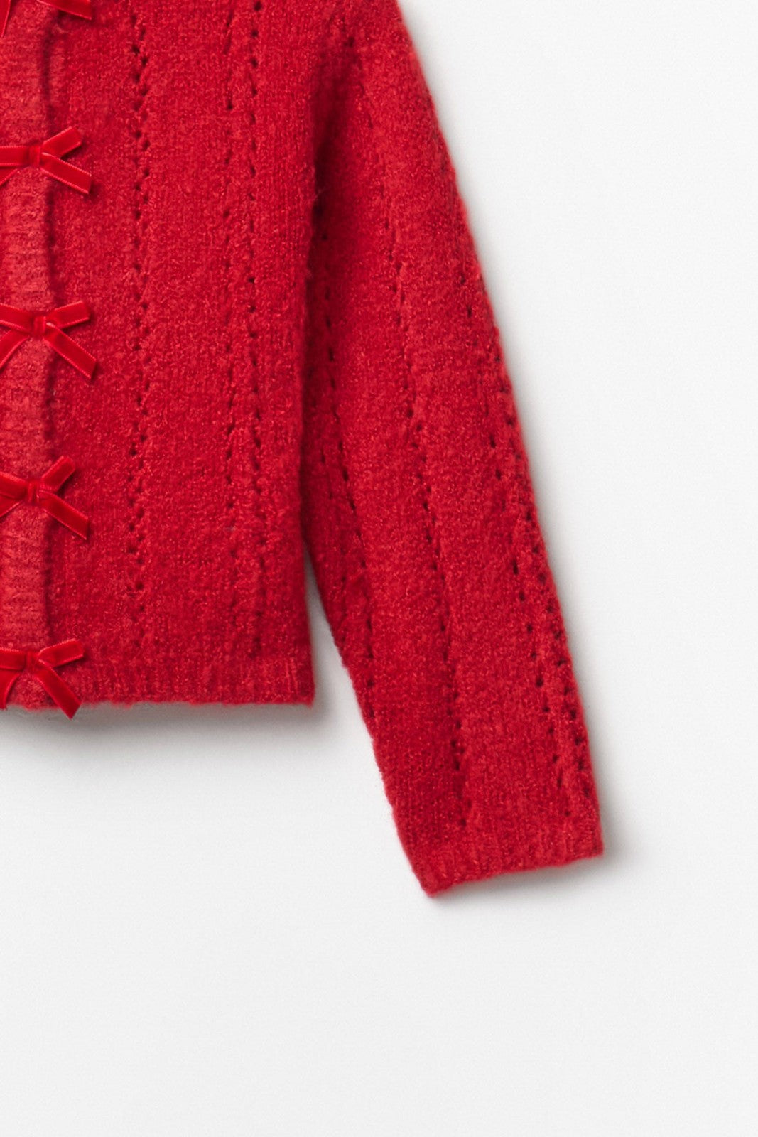 Sfera Cardigan Christmas - Red 3 Shaws Department Stores
