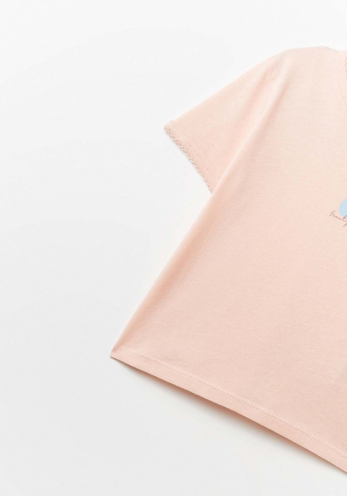 Sfera Basic Plain T-Shirt - Pink 3 Shaws Department Stores