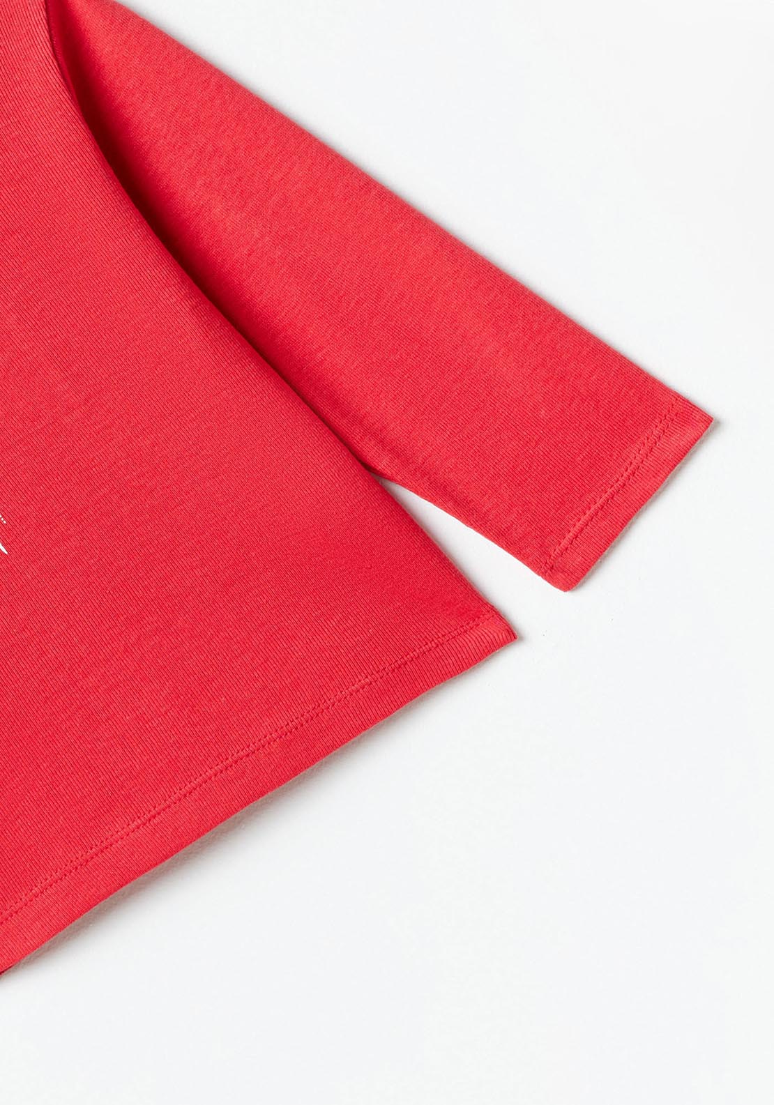Sfera Ribbed top - Red 2 Shaws Department Stores