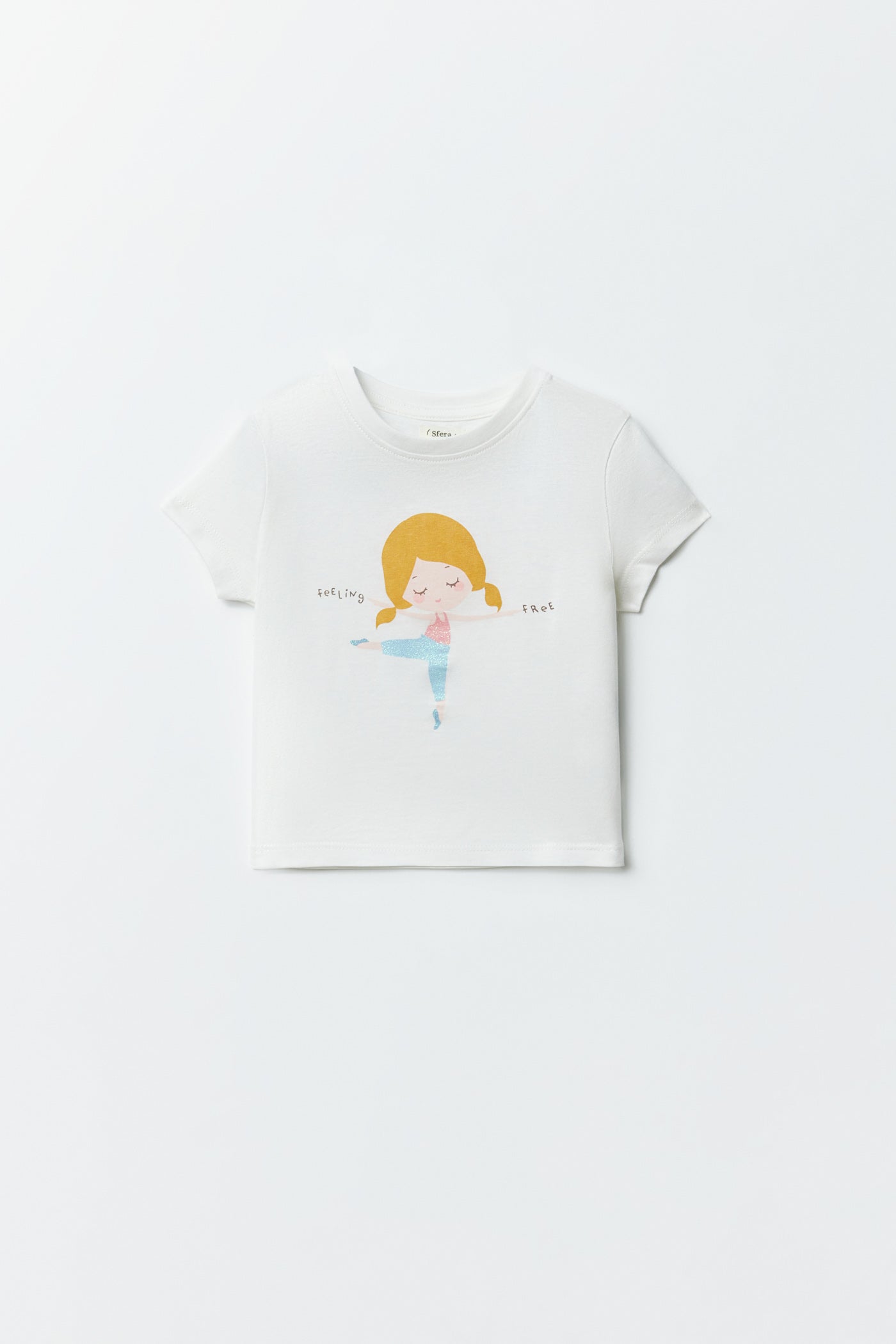Sfera Baby girl T-shirt - White 4 Shaws Department Stores