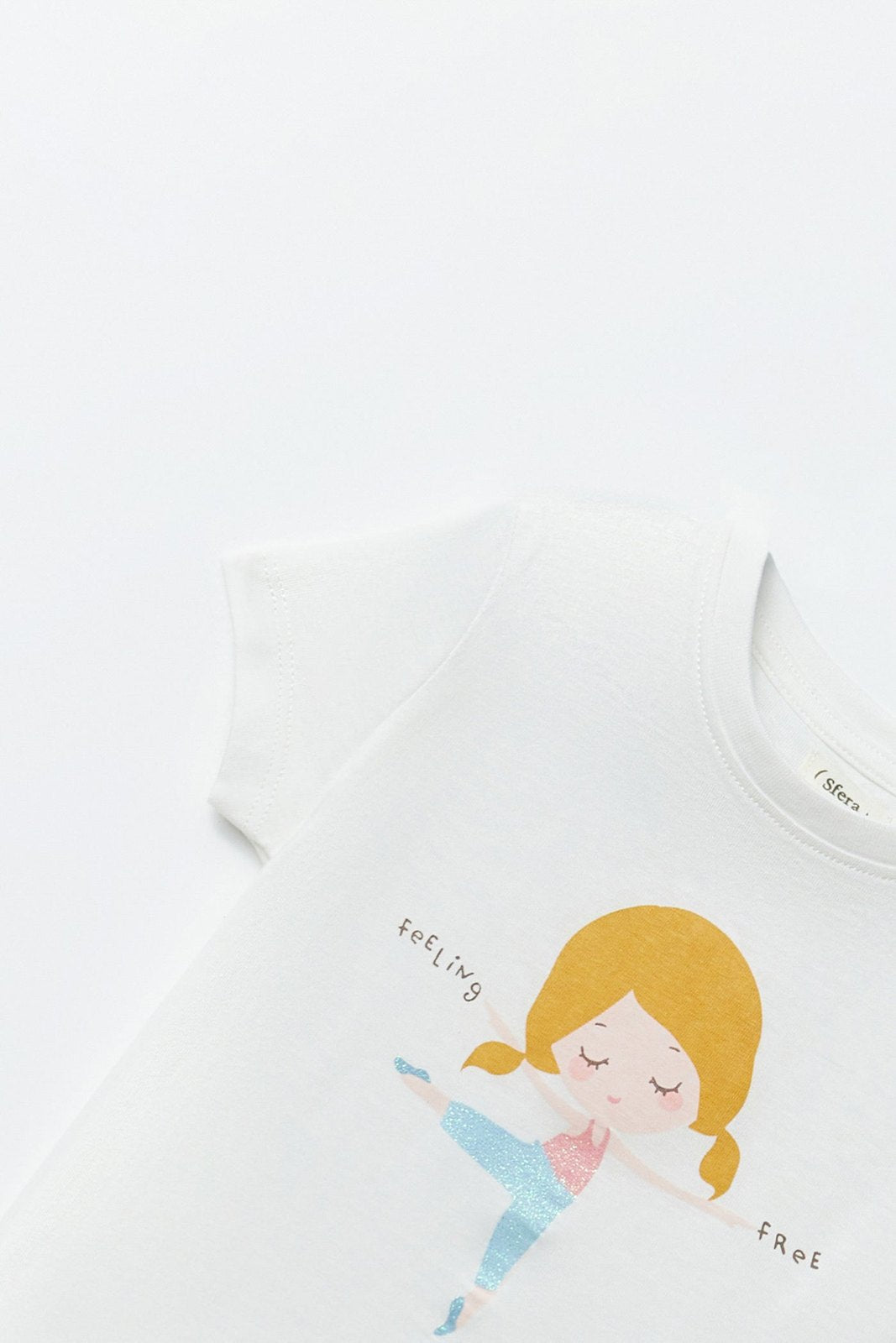 Sfera Baby girl T-shirt - White 5 Shaws Department Stores
