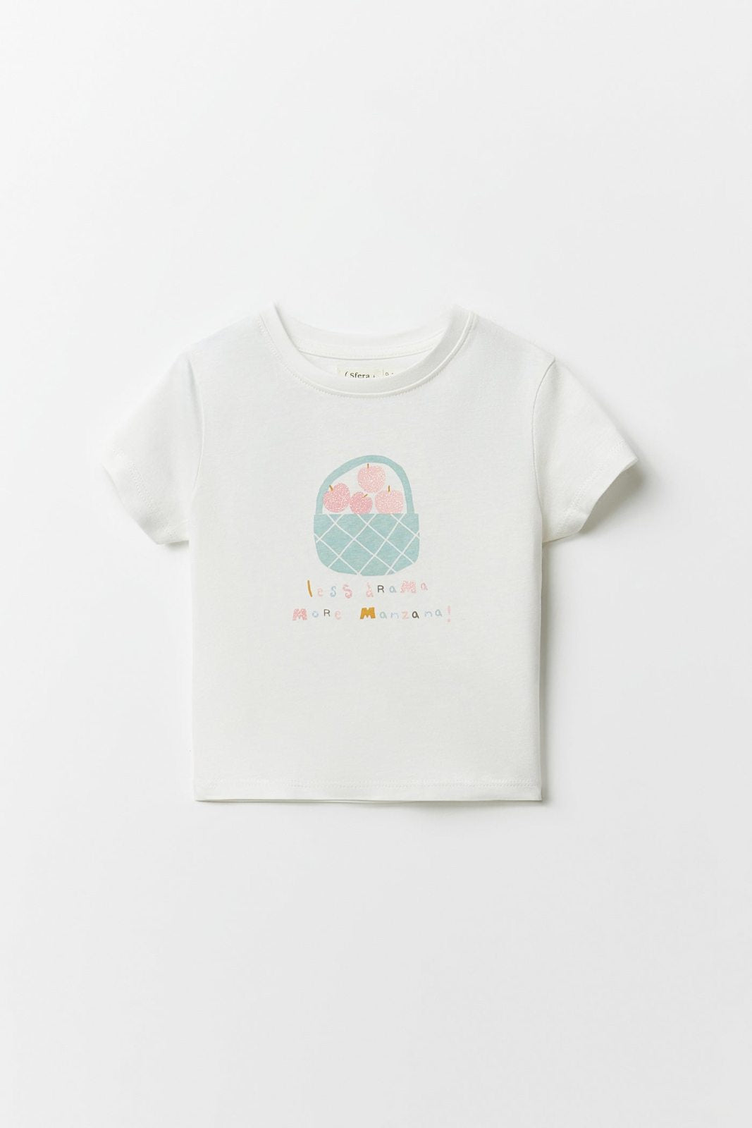 Sfera Baby girl T-shirt - White 1 Shaws Department Stores