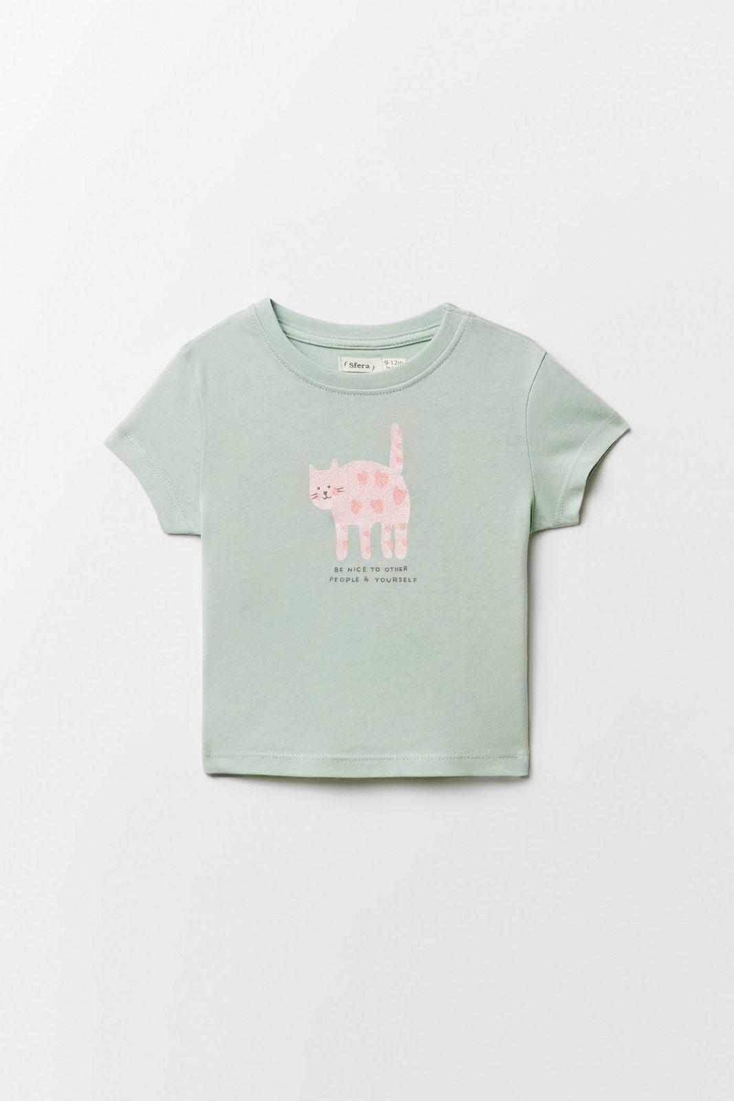 Sfera Baby girl T-shirt - Green 1 Shaws Department Stores