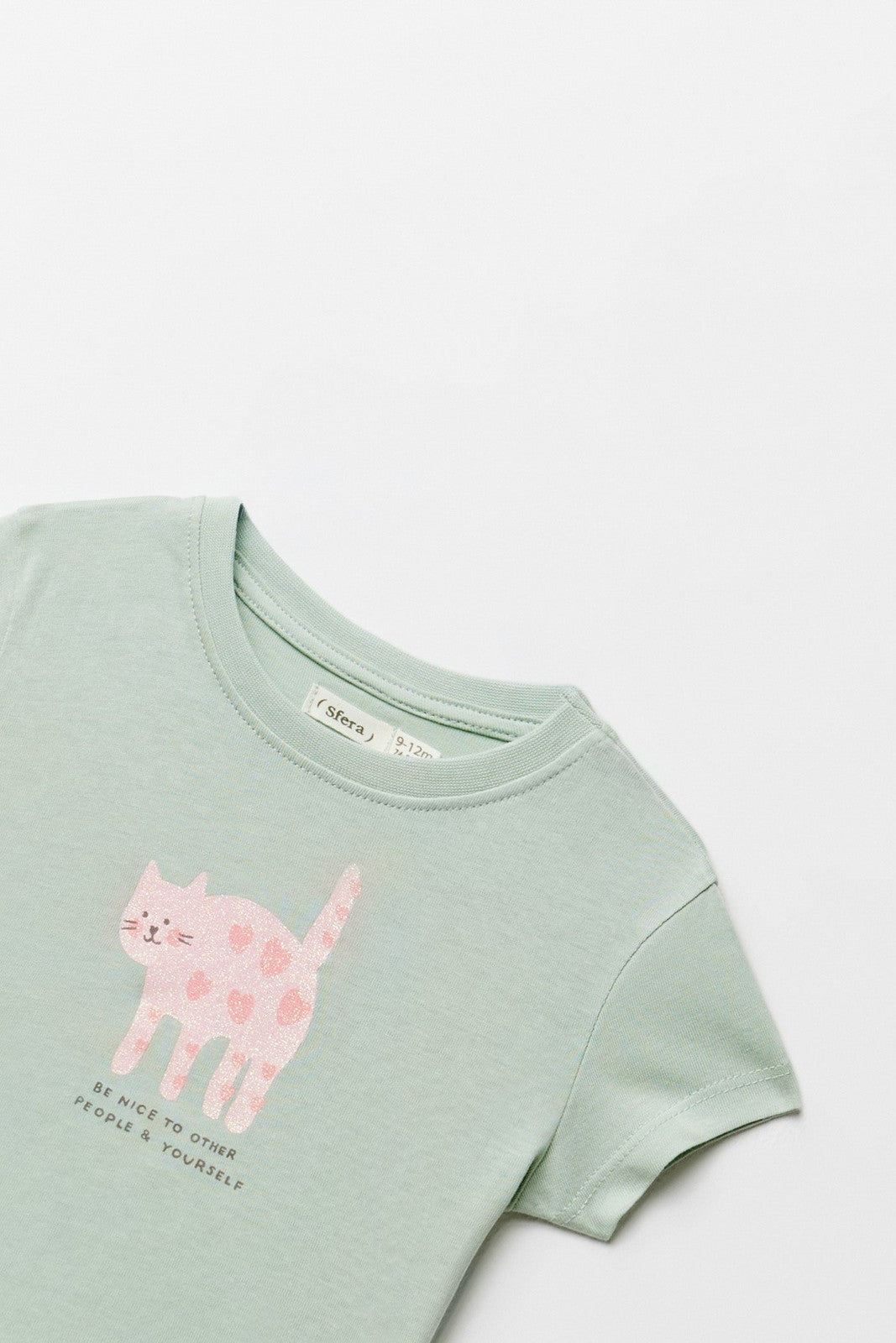 Sfera Baby girl T-shirt - Green 2 Shaws Department Stores