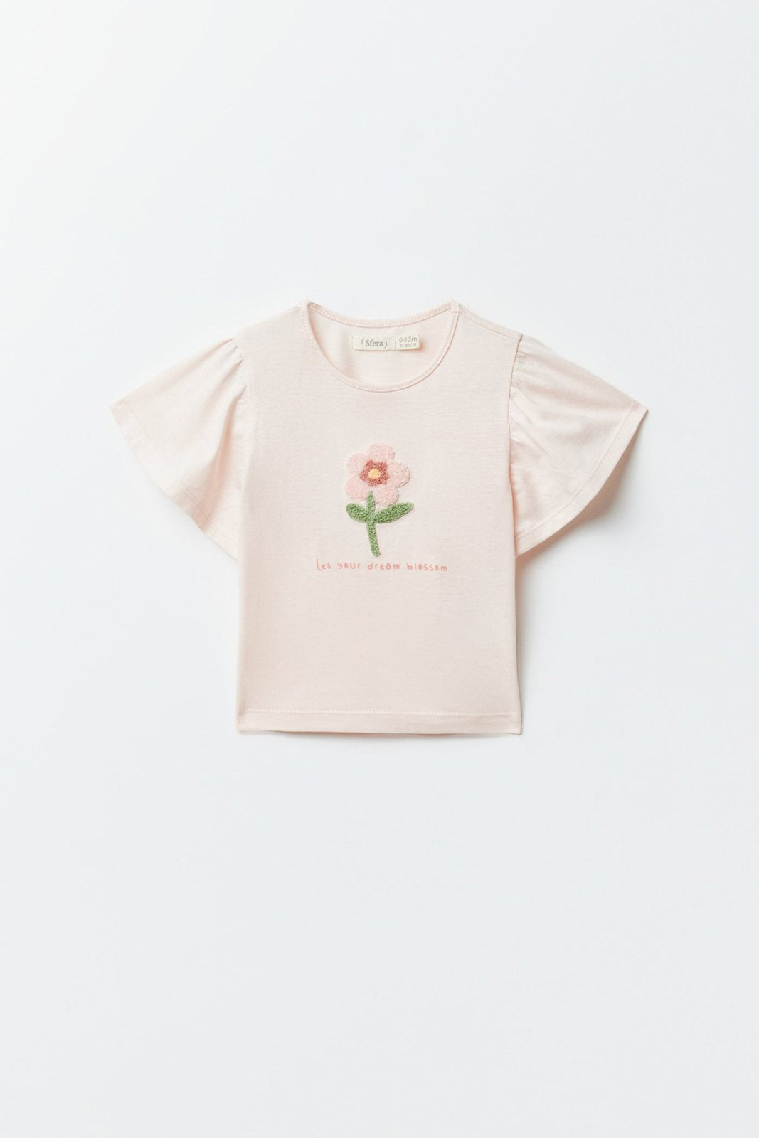 Sfera Towel flower T-shirt - Pink 1 Shaws Department Stores