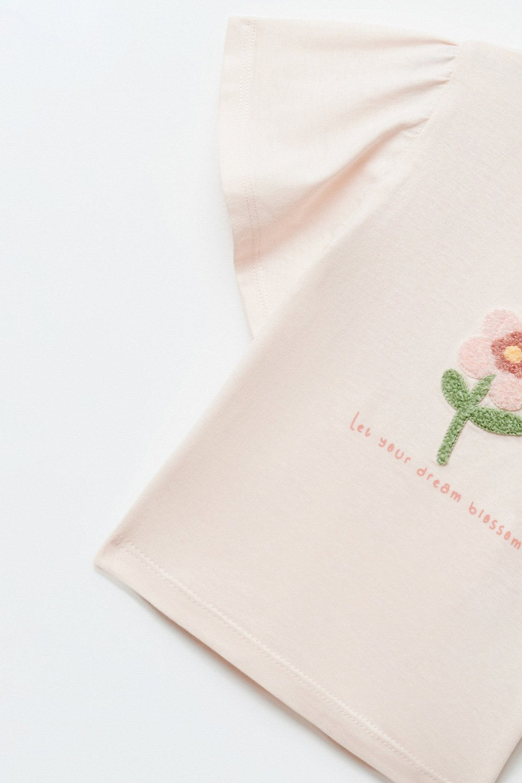 Sfera Towel flower T-shirt - Pink 3 Shaws Department Stores