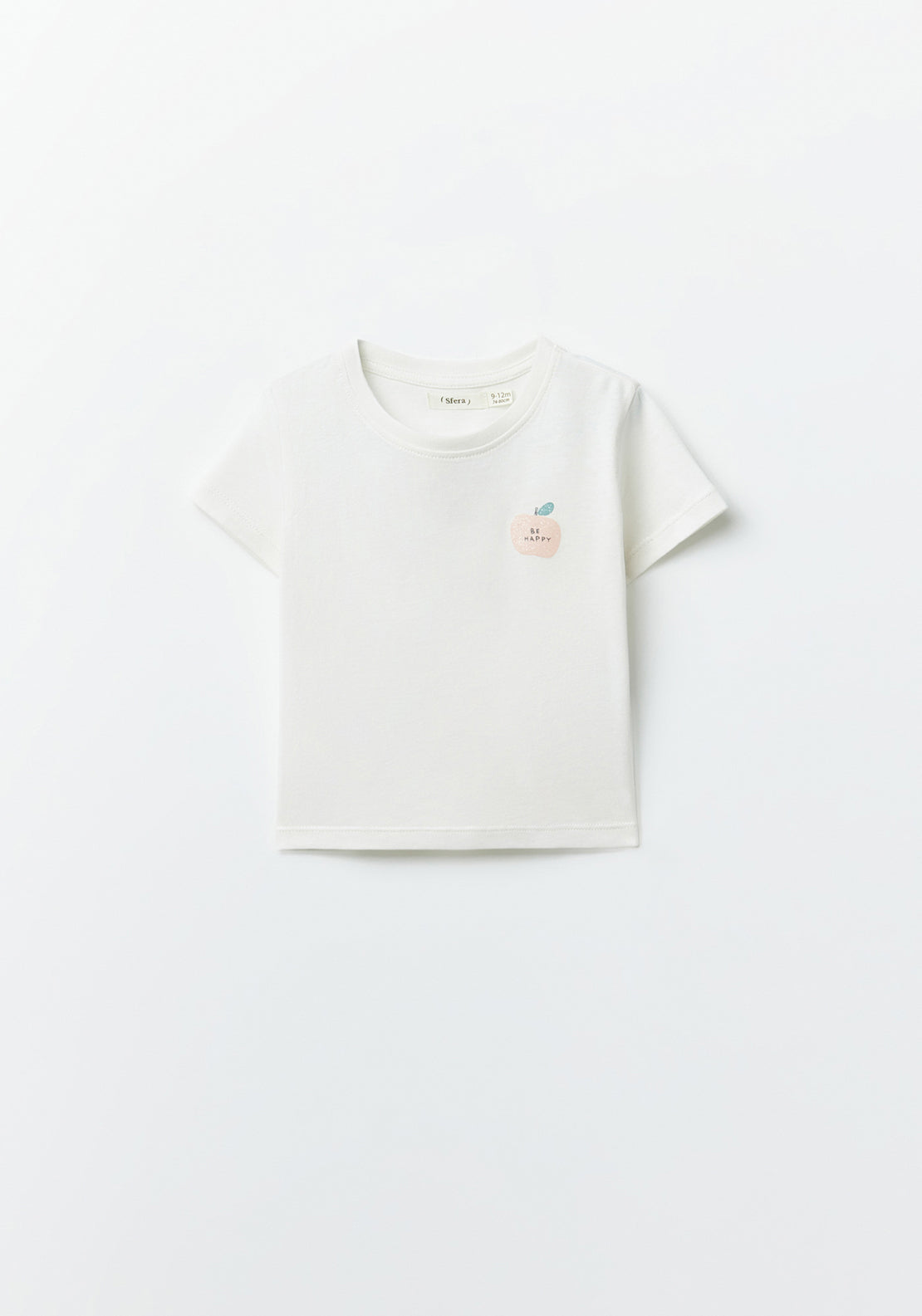 Sfera Plain T-shirt - White 3 Shaws Department Stores