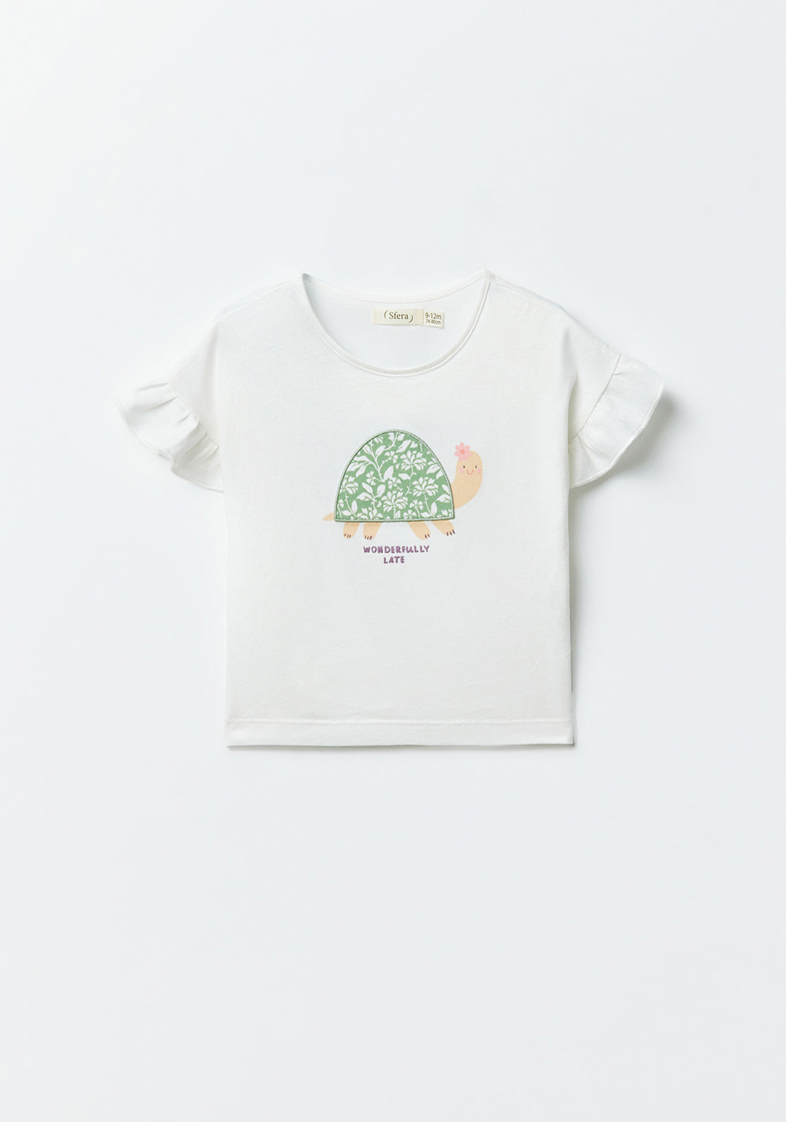 Sfera Tortoise T-shirt - White 1 Shaws Department Stores