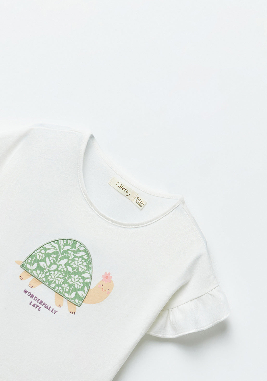 Sfera Tortoise T-shirt - White 2 Shaws Department Stores