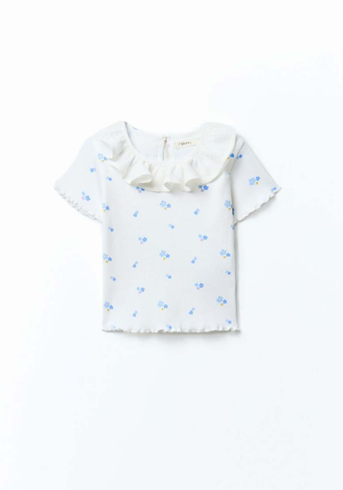 Ribbed T-shirt - White