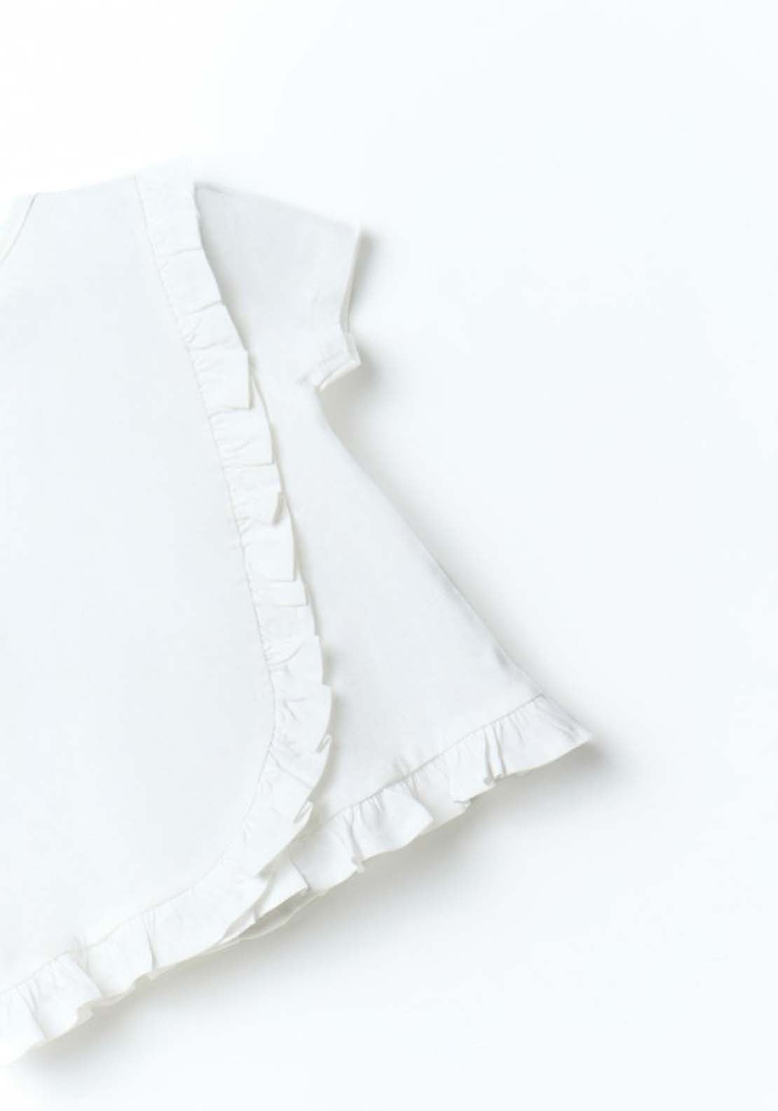 Ruffle Fish T-Shirt - White