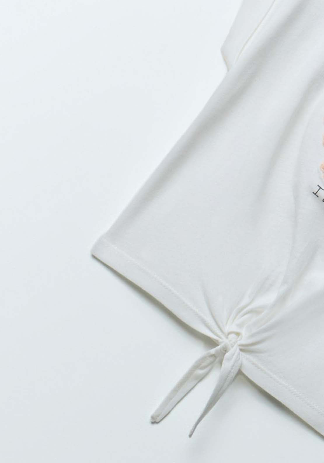 Ruffle Fish T-Shirt - White