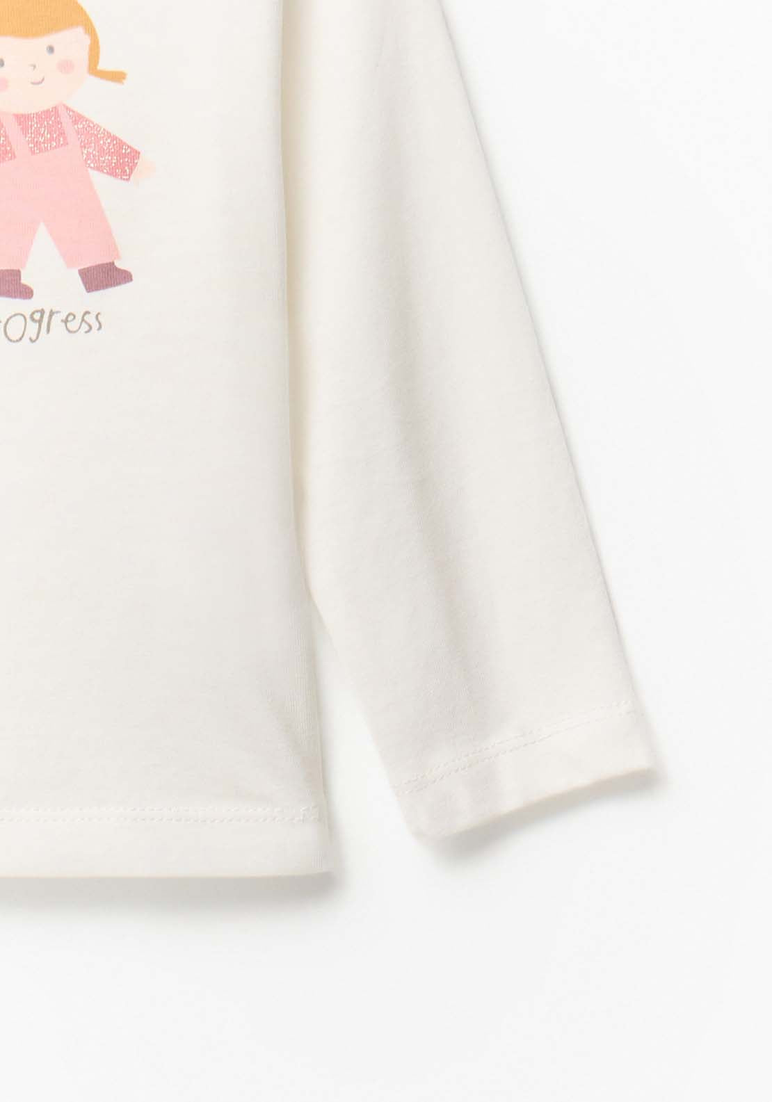 Girls´ Long Sleeved T-Shirt - White