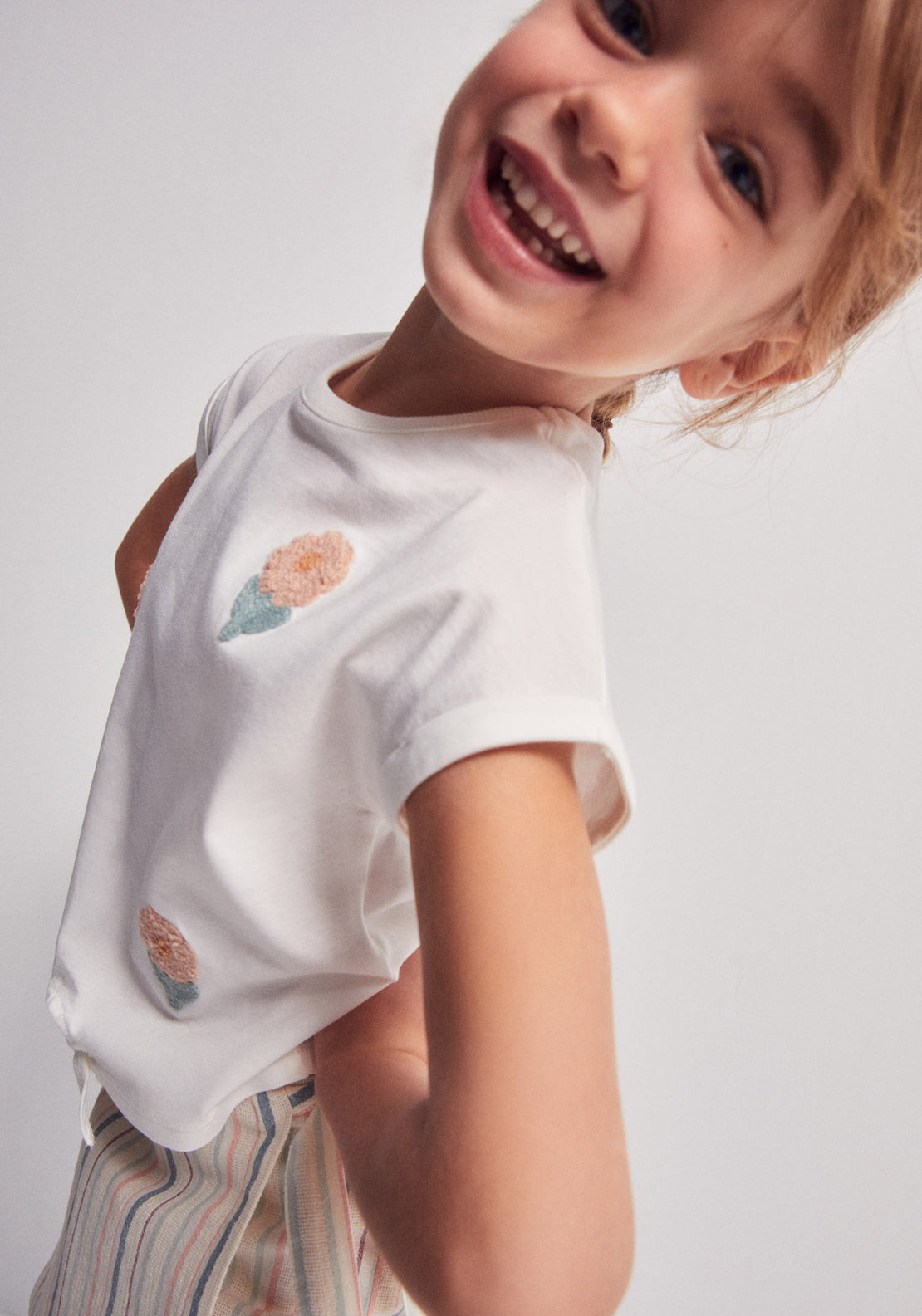 Flower Knot T-Shirt - White