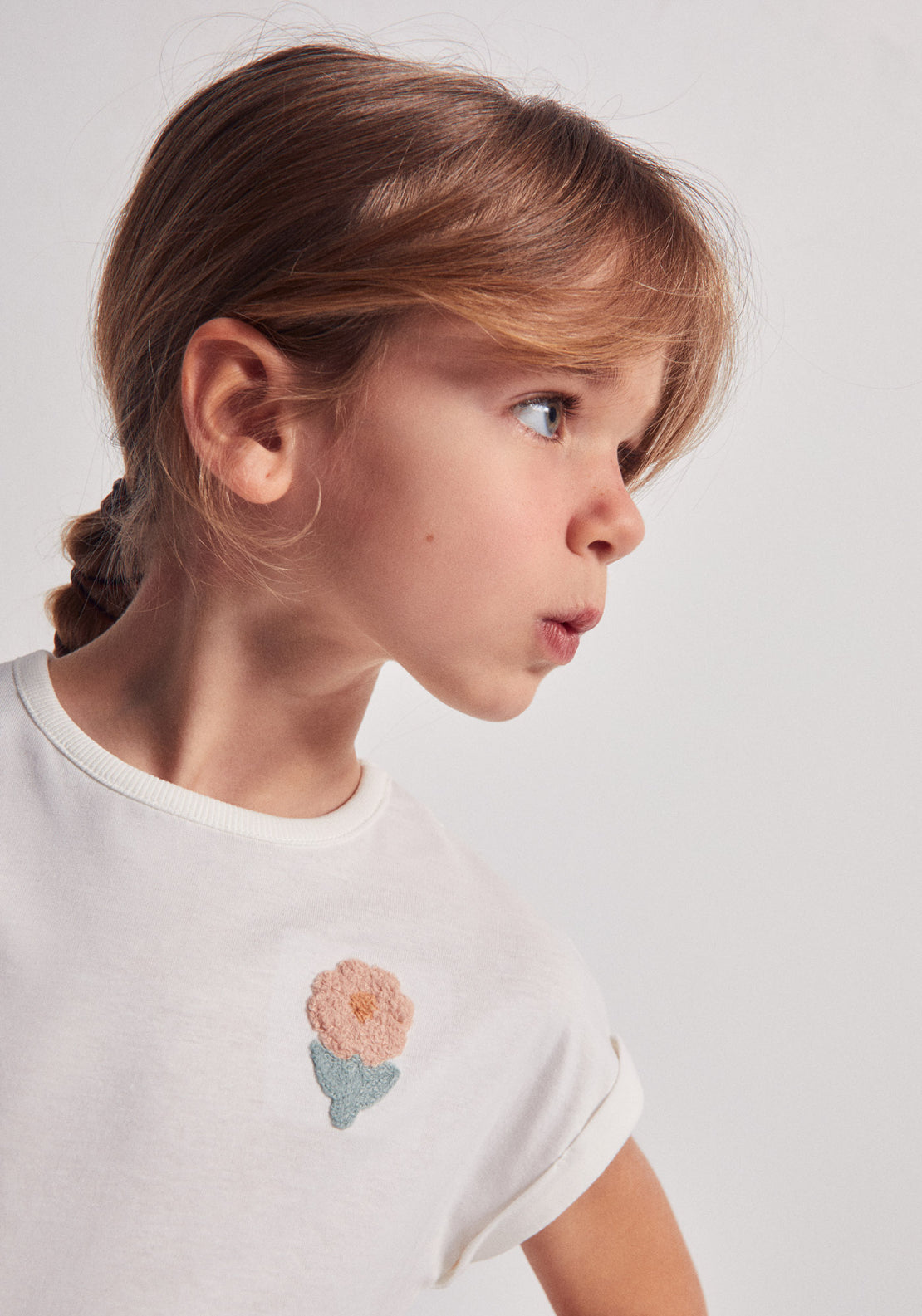 Flower Knot T-Shirt - White