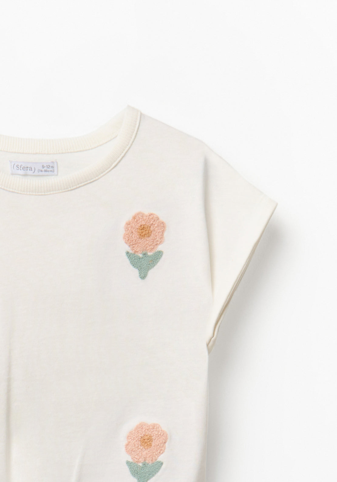 Flower Knot T-Shirt - White