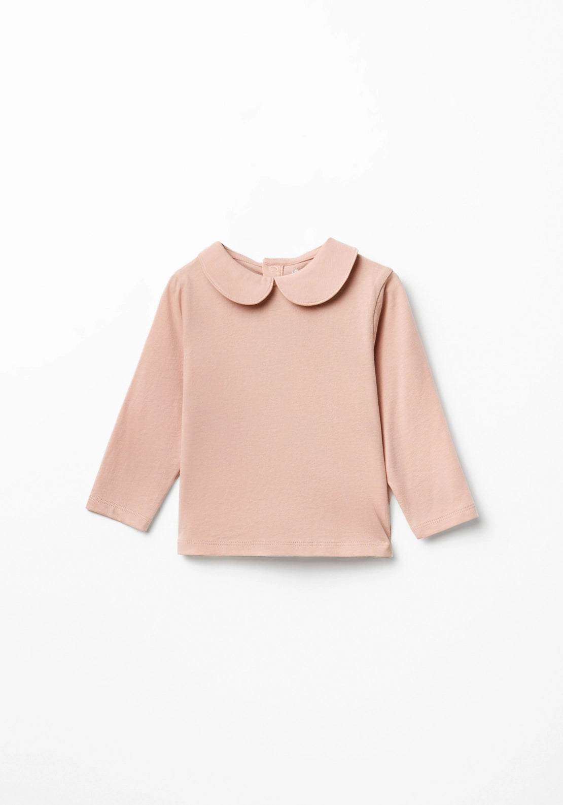 Peter Pan Collar T-Shirt - Pink