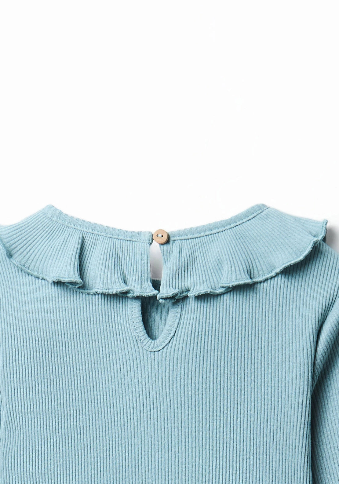 Ribbed T-Shirt - Blue