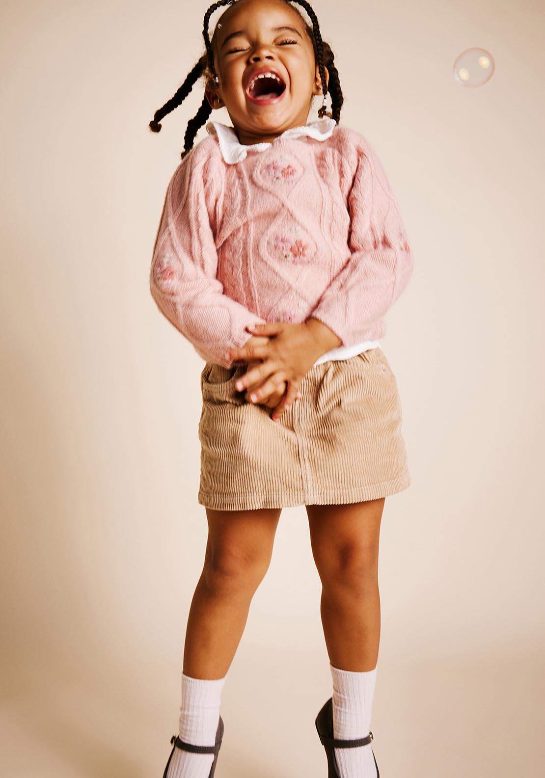 Sfera Embroidered sweater - Pink Light 3 Shaws Department Stores